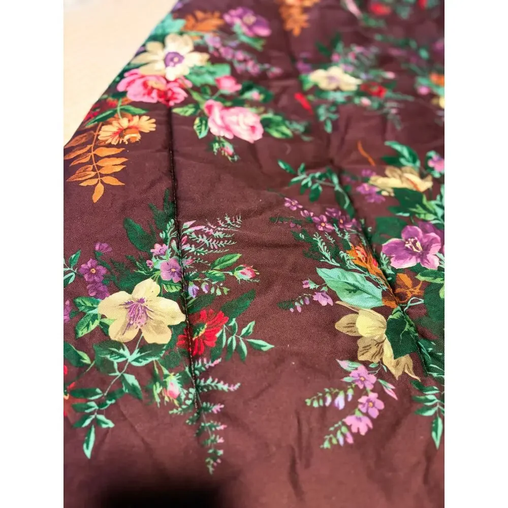Stunning Ralph Lauren Brittany Purple Floral Comforter Full/Queen French Country